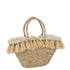 Strandtas Kwasten Jute/Textiel Naturel/Beige - Tas - J-Line - livinglovely.nl