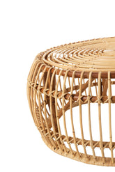 Tafel Ana Rond Rotan Naturel - Salontafel - J-Line - livinglovely.nl