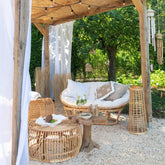 Tafel Ana Rond Rotan Naturel - Salontafel - J-Line - livinglovely.nl