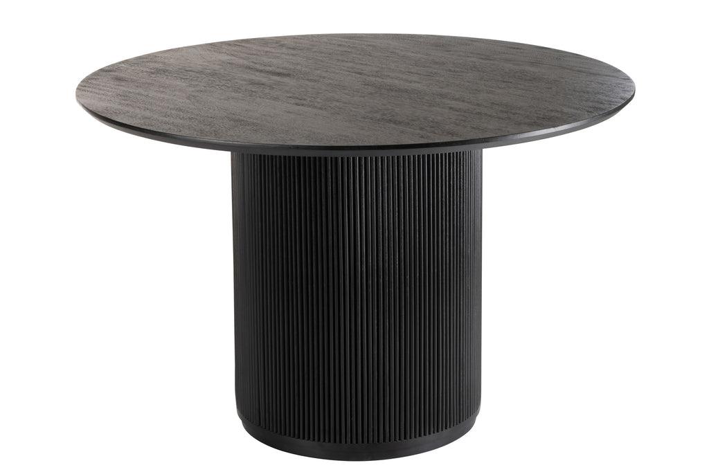 Tafel Vincent Mangohout Zwart Large - Eetkamertafel - J-Line - livinglovely.nl
