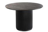 Tafel Vincent Mangohout Zwart Large - Eetkamertafel - J-Line - livinglovely.nl