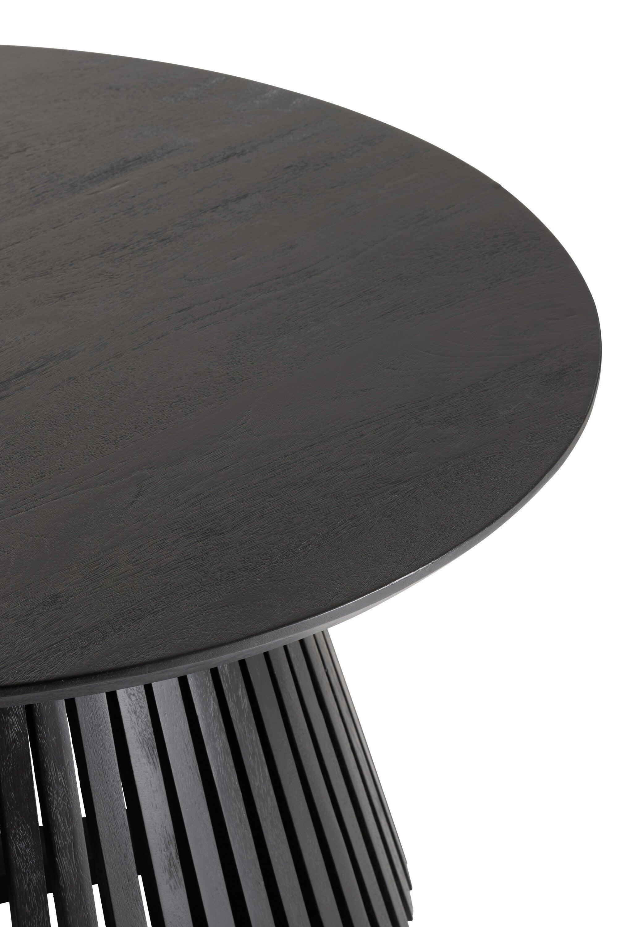 Tafel Vincent Mangohout Zwart Medium - Salontafel - J-Line - livinglovely.nl