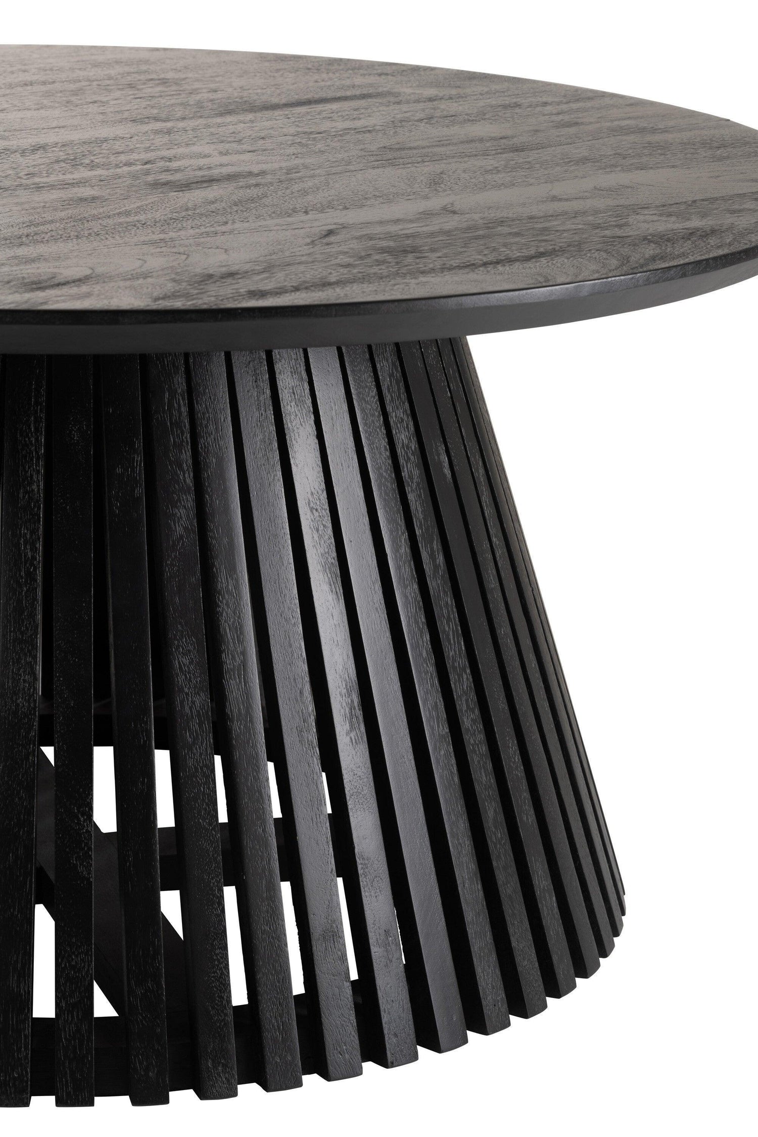 Tafel Vincent Mangohout Zwart Medium - Salontafel - J-Line - livinglovely.nl