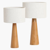 Tafellamp Aspen Cone Medium Raw Materials - Tafellamp - Raw Materials - livinglovely.nl