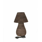 Tafellamp Peake Bruin Mangohout Small PTMD - Tafellamp - PTMD - livinglovely.nl