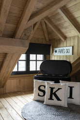 Tapijt Miami Outdoor Polyester Zwart/Wit Small - Buiten-divers - J-Line - livinglovely.nl
