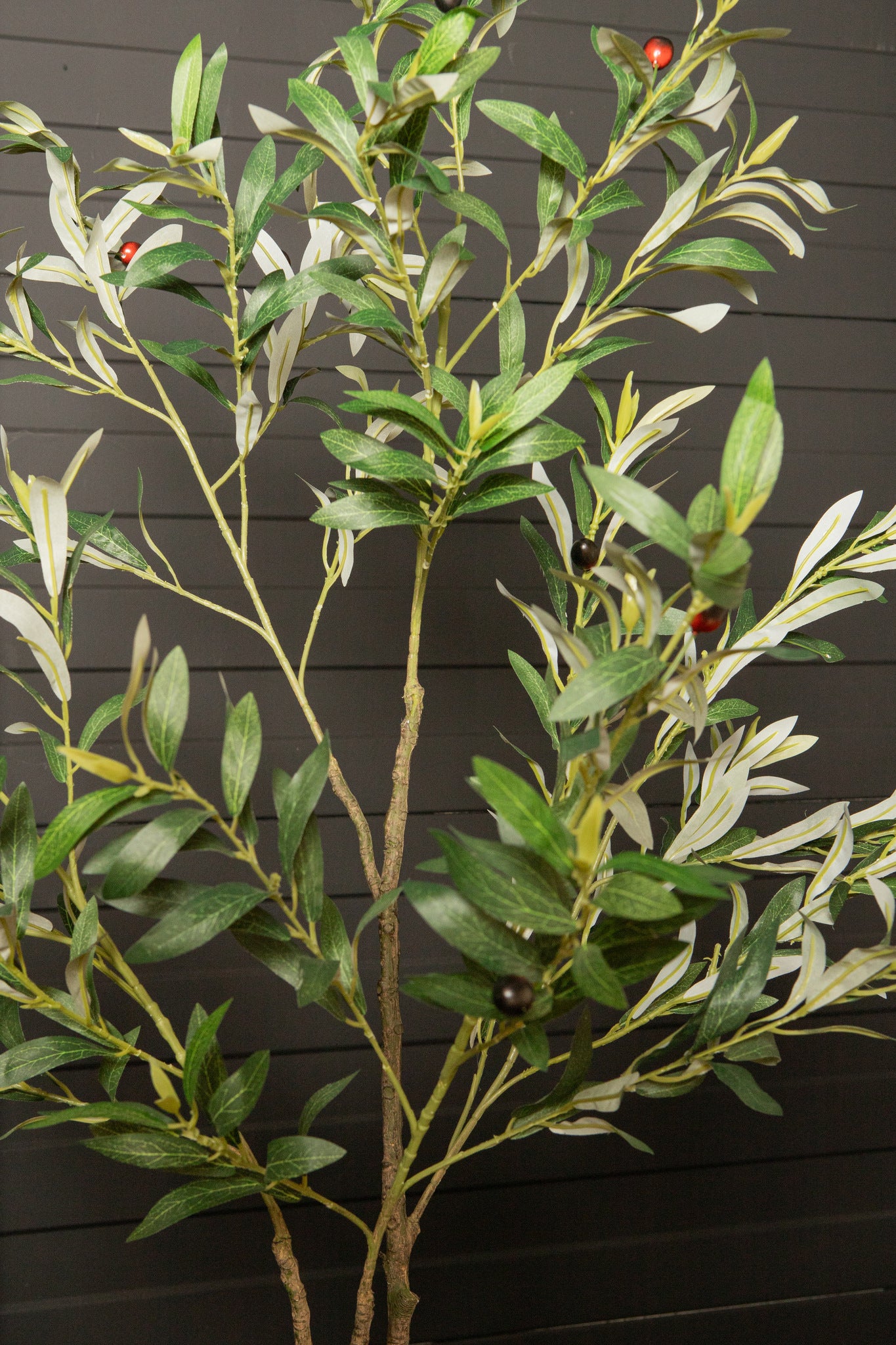 Tree Green Olive Tree In Pot S 92x65x126cm PTMD - Kunstplant - PTMD - livinglovely.nl