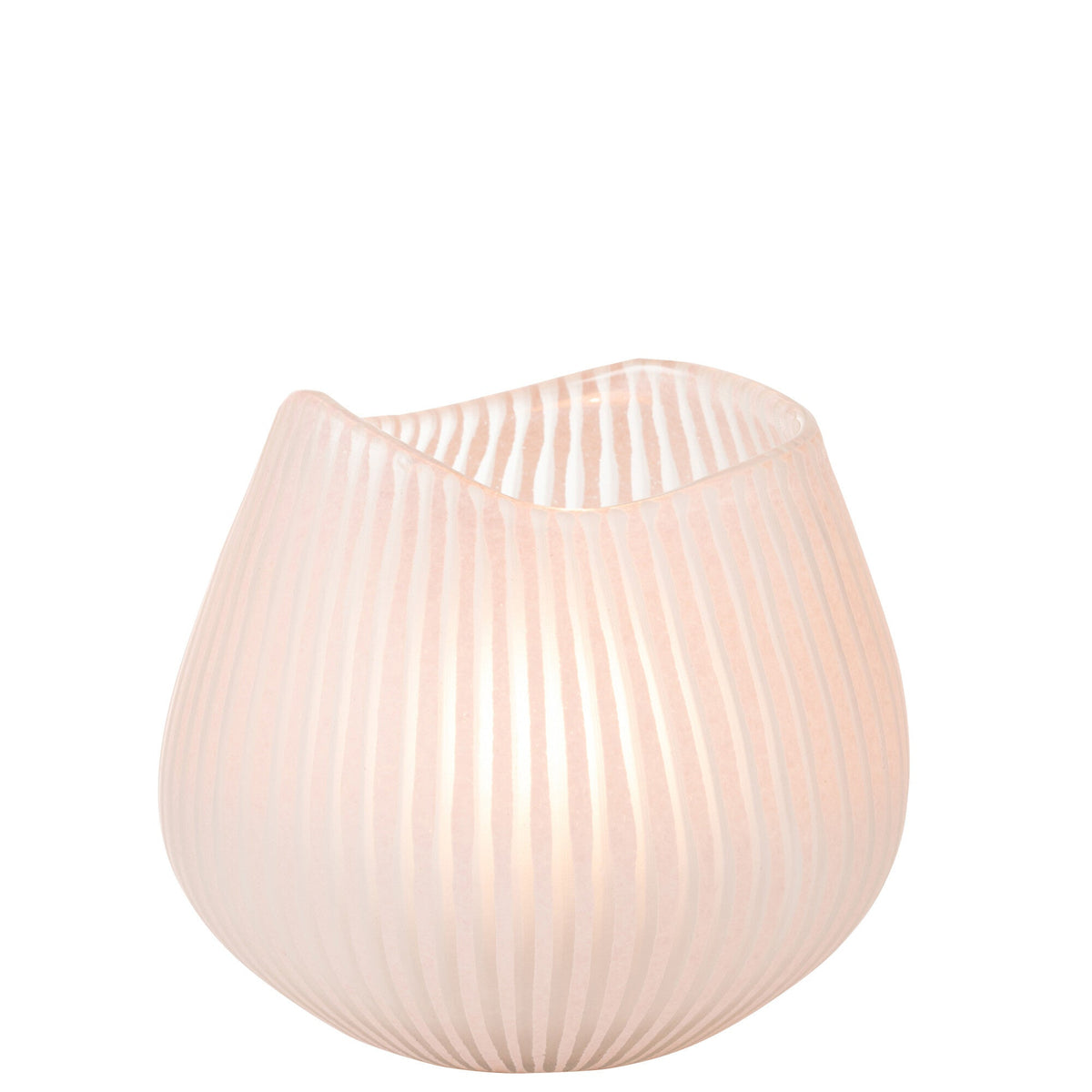 Vaas Streep Glas Lichtroze Small J-Line