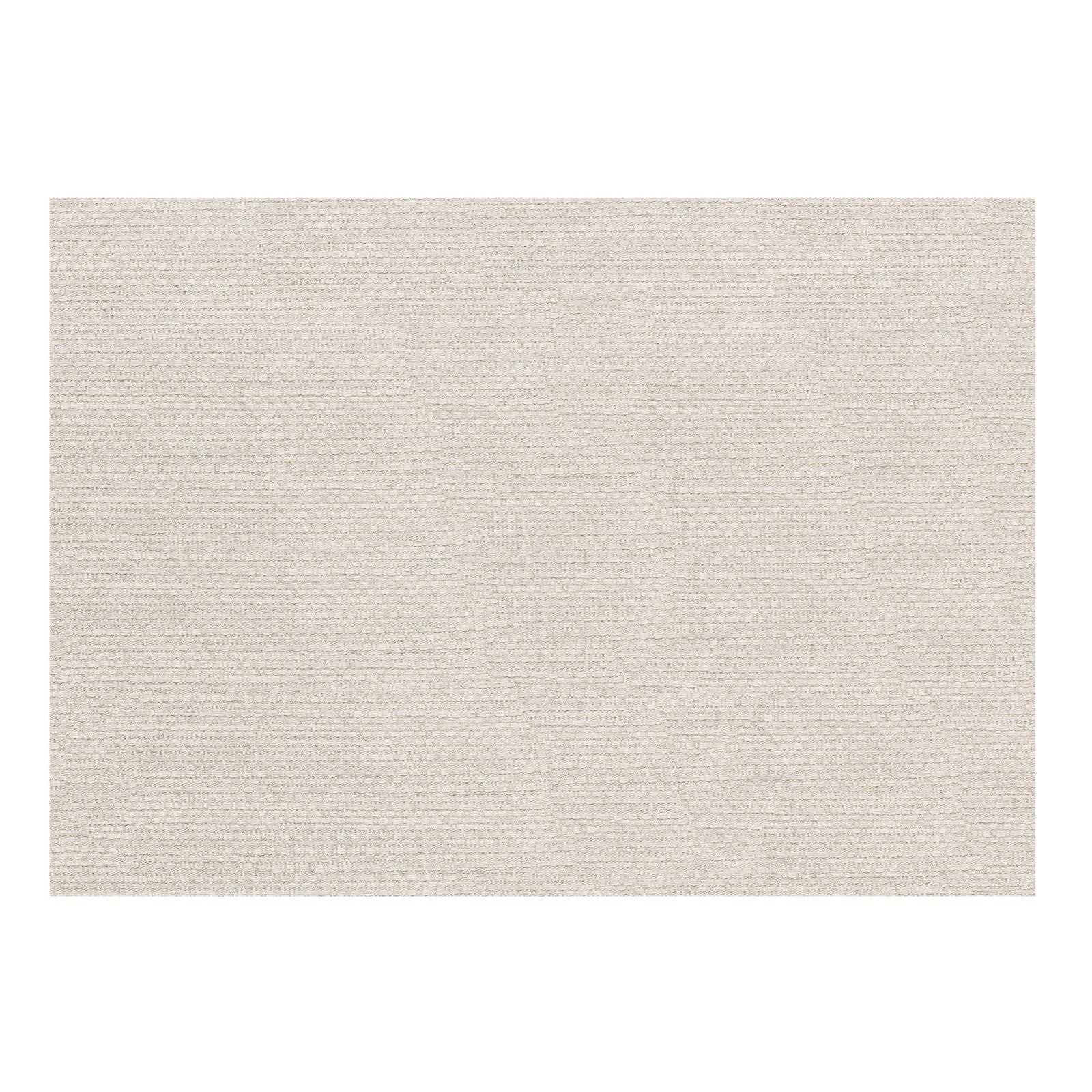 Vloerkleed Nirvana van MUST Living, rechthoekig kleed in beige met dikke gevlochten wolstructuur