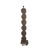 Vloerlamp Kodey Brown Mango Wood Base PTMD - Vloerlamp - PTMD - livinglovely.nl