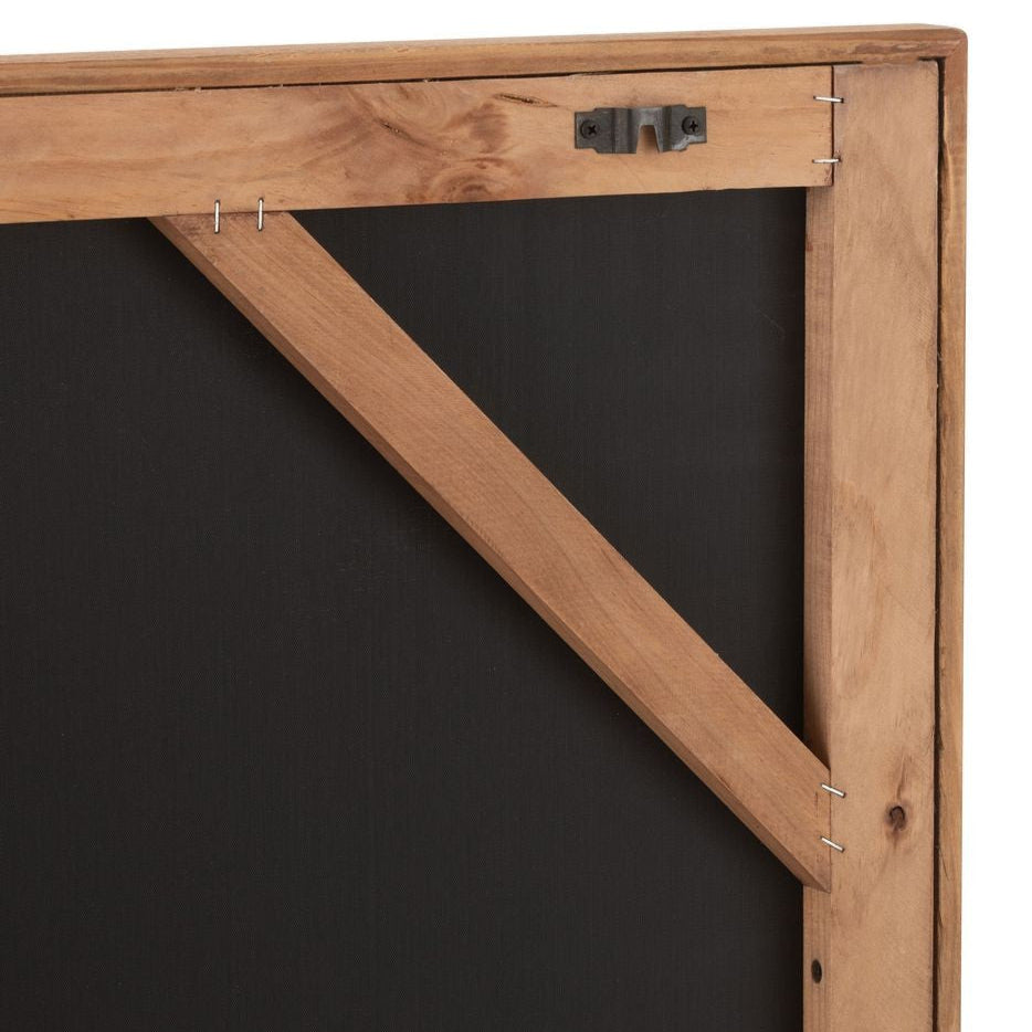 Wanddekoration John Pine/Leinwand Weiß - Gemälde - J-Line - livinglovely.de