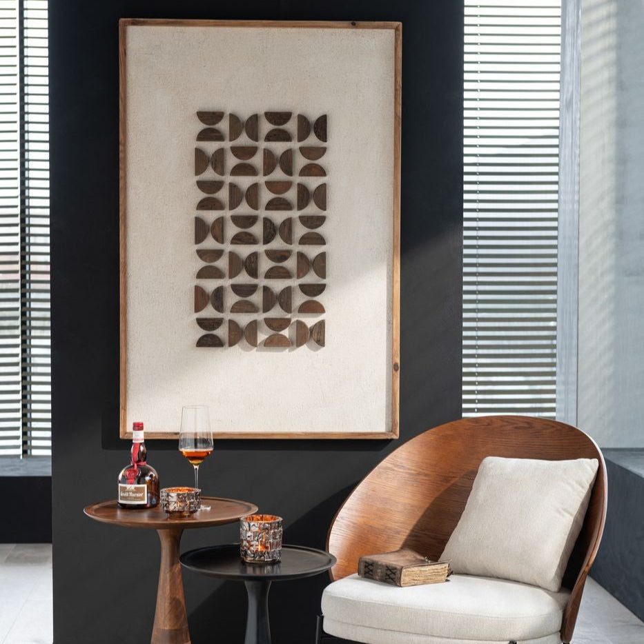 Wanddekoration Josh Kiefer/Leinwand Natur - Gemälde - J-Line - livinglovely.de