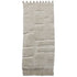 Wandkleed Jeda Blokken Katoen Ivoor 77x2x180cm - Wanddecoratie - Living Lovely - livinglovely.nl