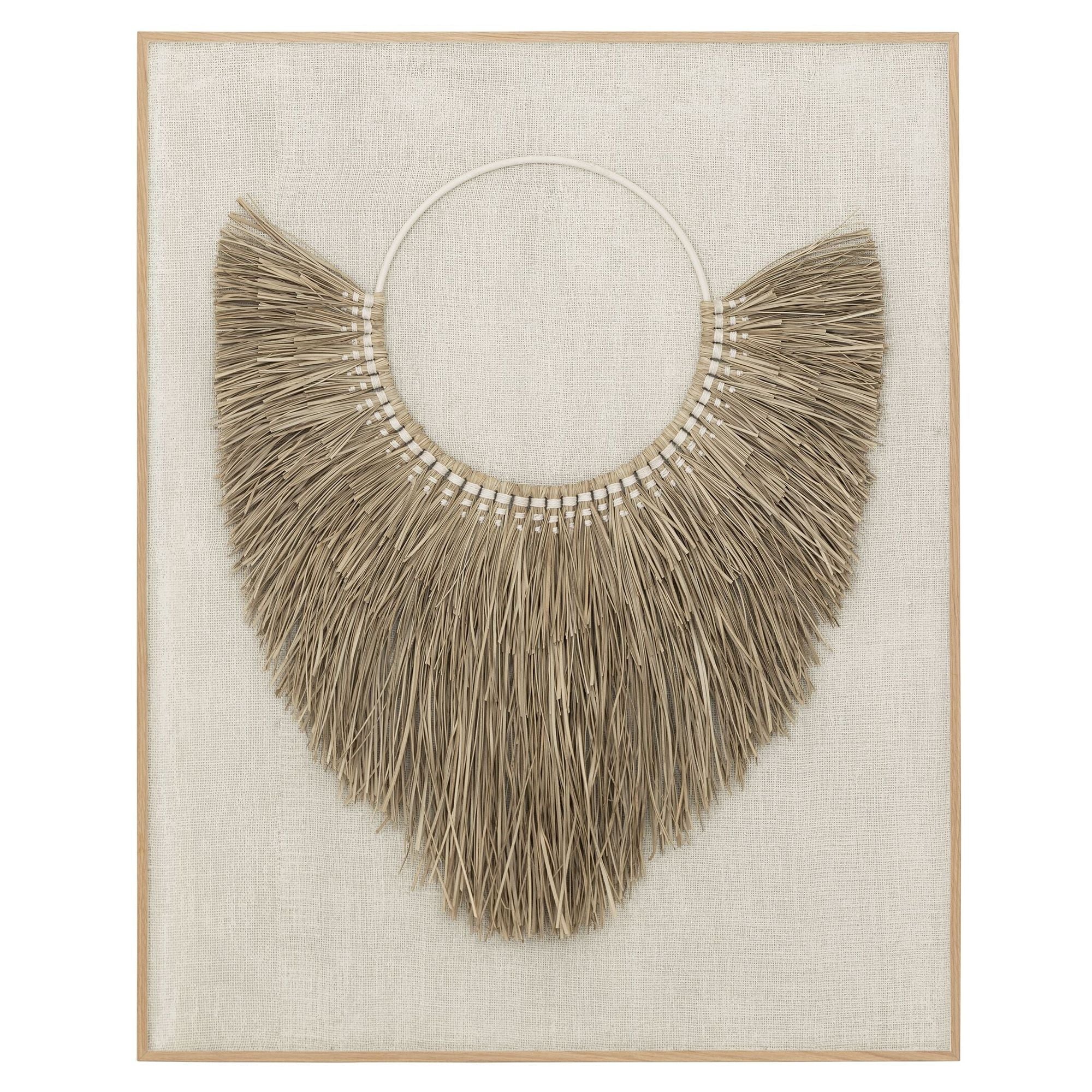 Wandpaneel Salvador van MUST Living in handgeweven jute