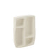 Wandrek Flint Papier Mache Wit Small - Wanddecoratie - J-Line - livinglovely.nl