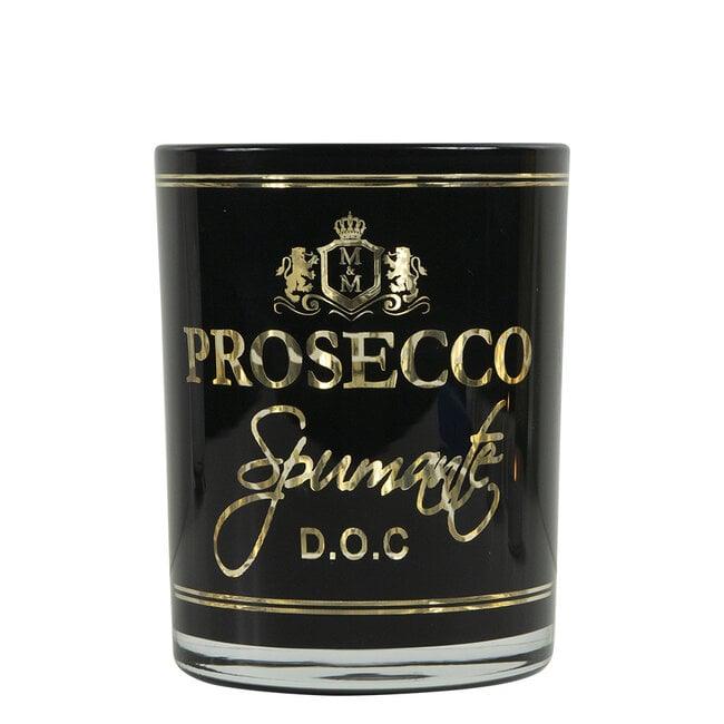 Windlicht Wijn Prosecco Zwart Medium 12cm - Windlicht - Mars & More - livinglovely.nl