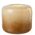 Windlicht/Vaas Opi Glas Bruin/Beige Large L25xB25xH24 cm - Windlicht - J-Line - livinglovely.nl