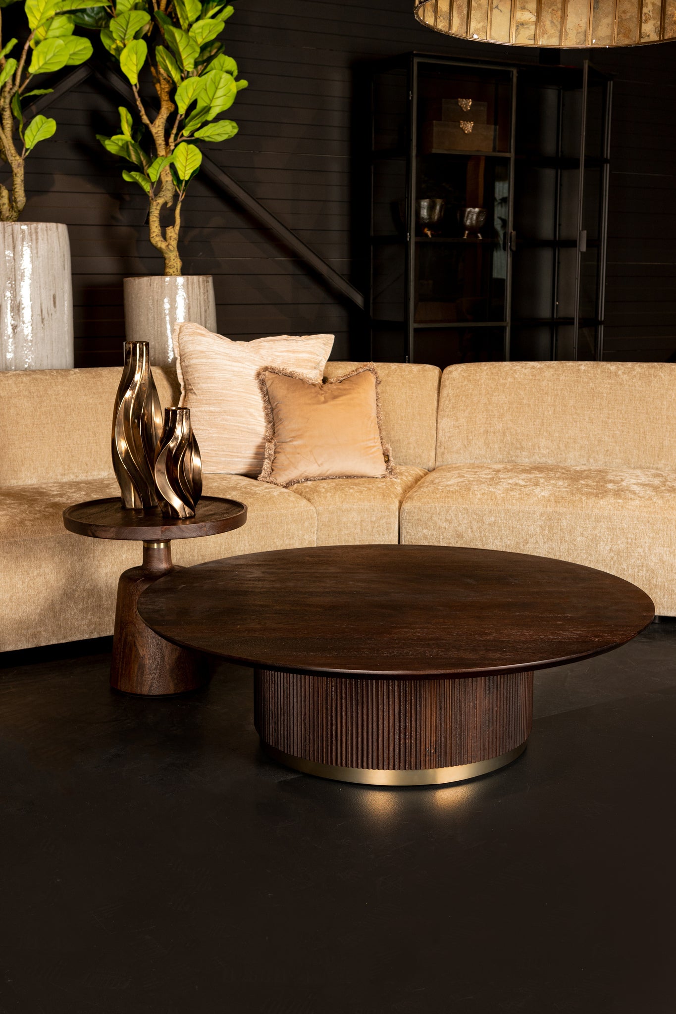 Xelle Black Coffeetable 150 Cm PTMD - Salontafel - PTMD - livinglovely.nl