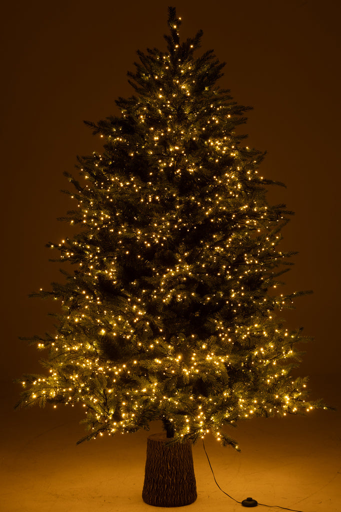 Xmas Tree 3000Led Lights Plastic Green - - J-Line - livinglovely.nl