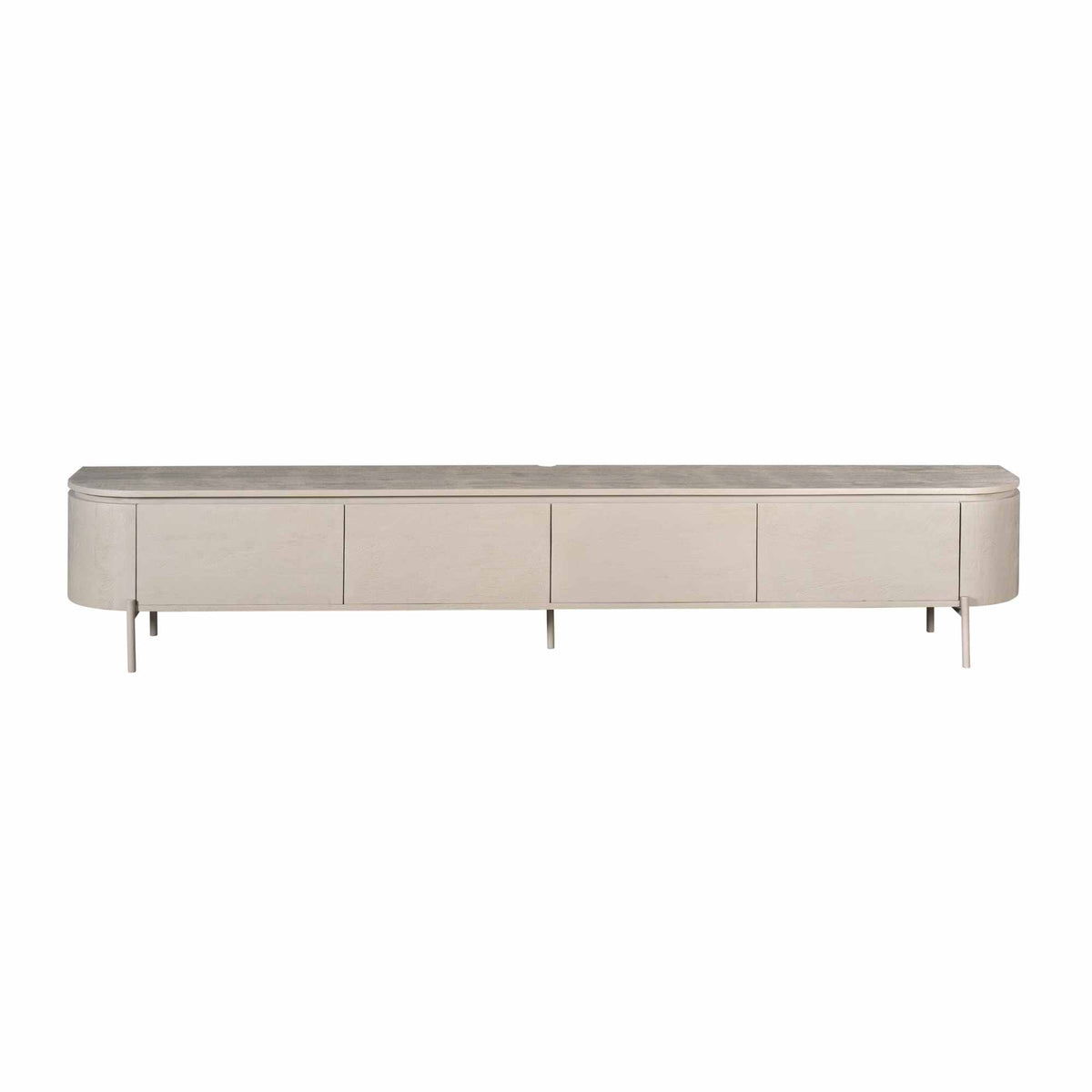 Zwevend TV-meubel Excellent Taupe 240cm van Starfurn zonder pootjes, als zwevend meubel