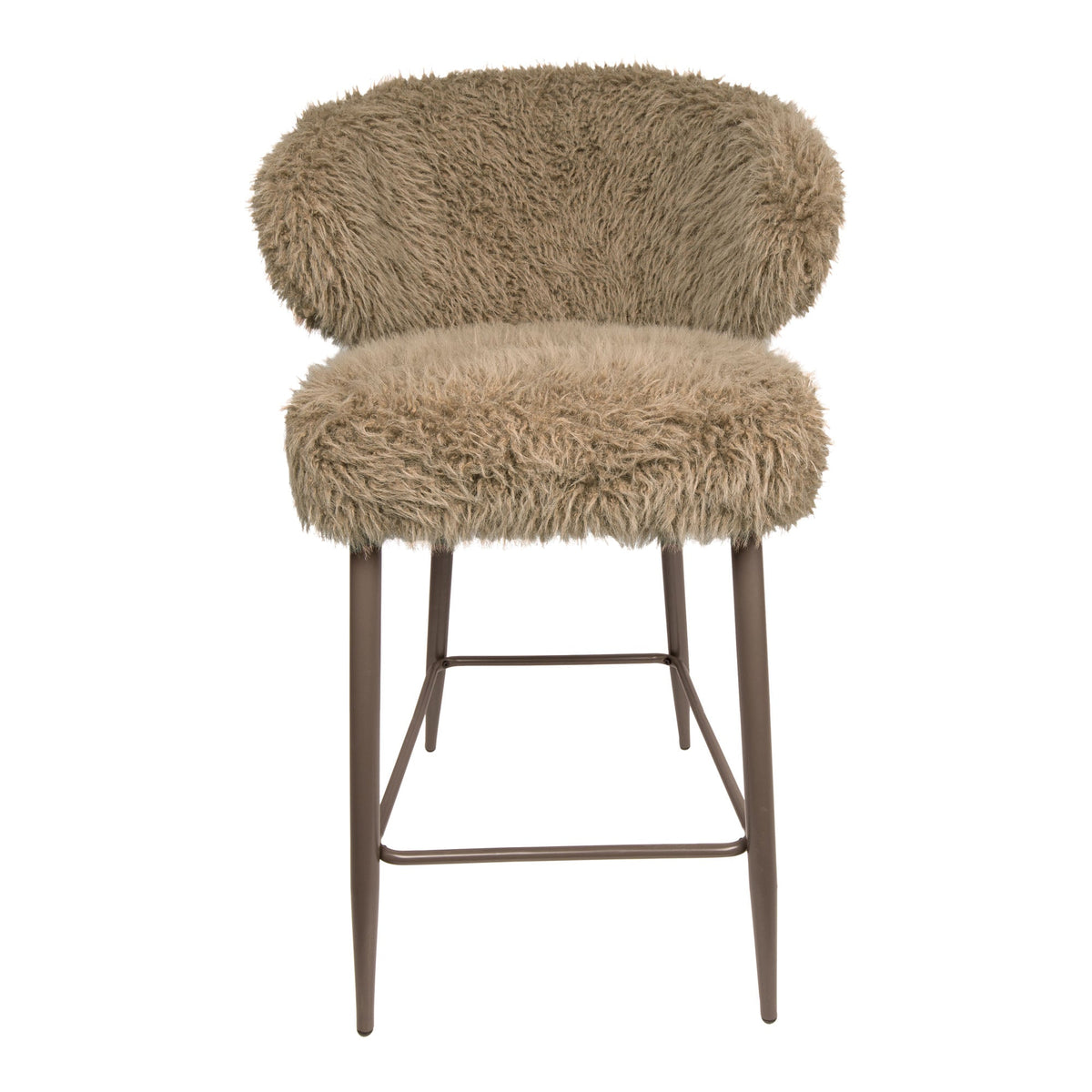 Hair collectie van PTMD met barkrukken, stoelen en fauteuils in zachte beige en bruine stof