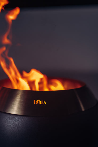 MOON 45 Vuurkorf Hoog Zilver Höfats