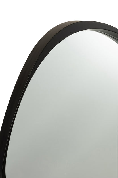 Spiegel Giles Mdf/Glas Zwart Small Ø 71 cm