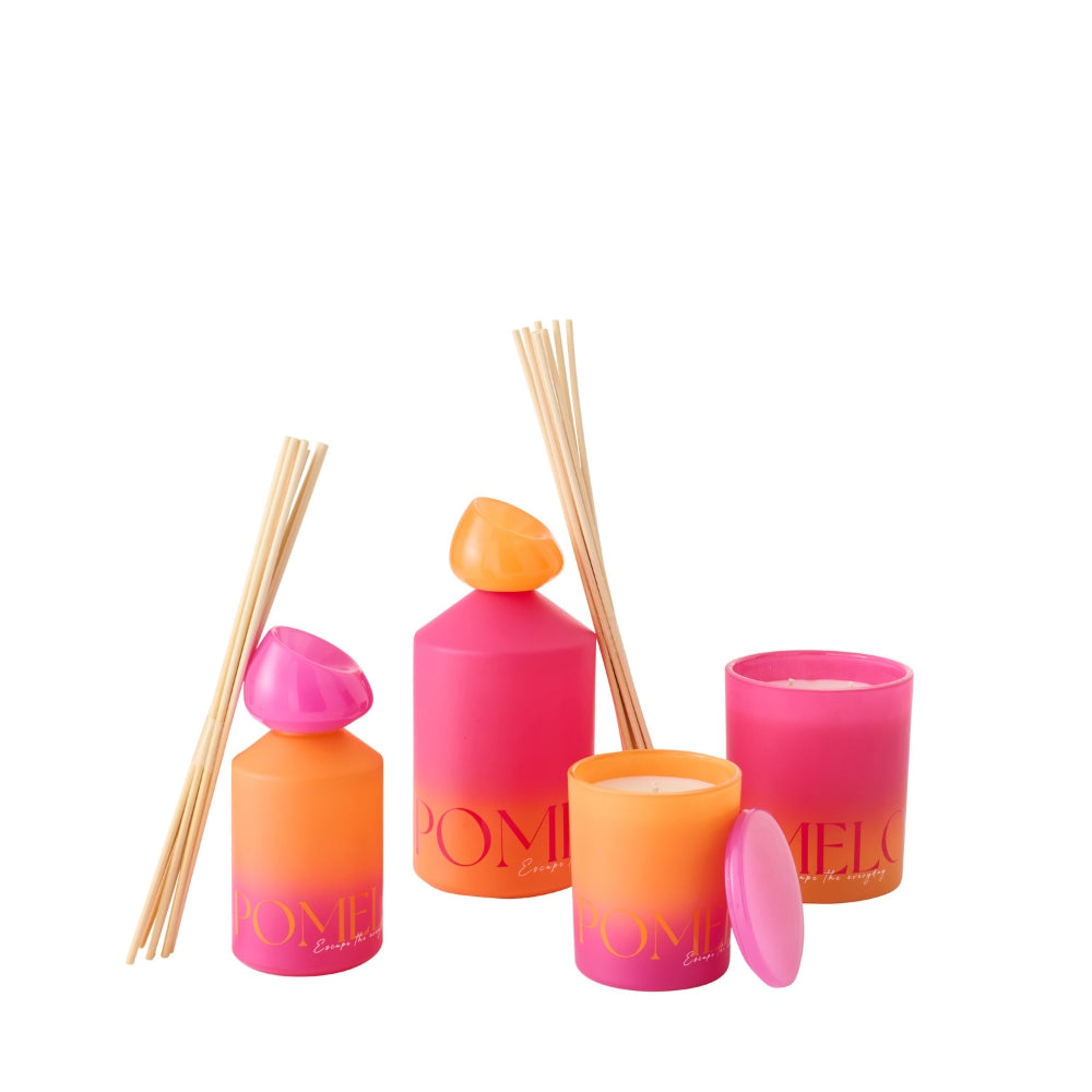 Geurkaars Oasis Oranje/Roze Small J-Line