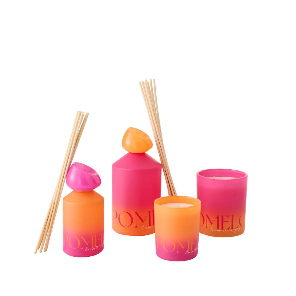 Geurkaars Oasis Oranje/Roze Small J-Line