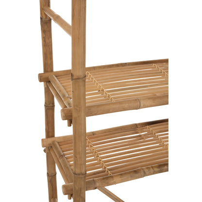 Rek 5 Planken Bamboe Naturel