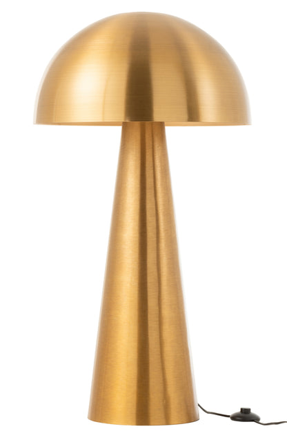 Lamp Paddenstoel Metaal Mat Goud Extra Large J-Line