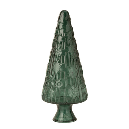 Kerstboom Ornament Groen Glas Large J-Line