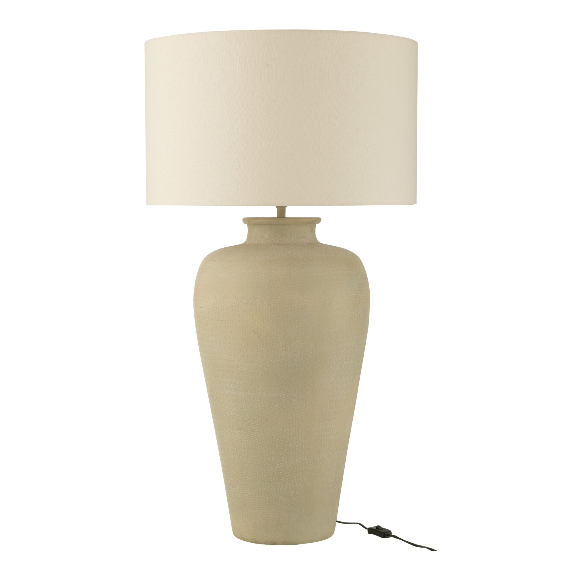 Tafellamp Cilinder Aluminium Ecru J-Line