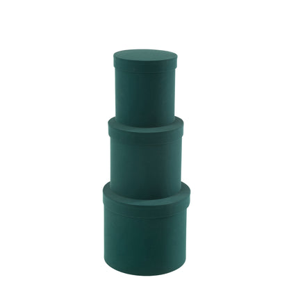 Set Van 3 Dozen Rond Fluweel Papier Groen J-Line
