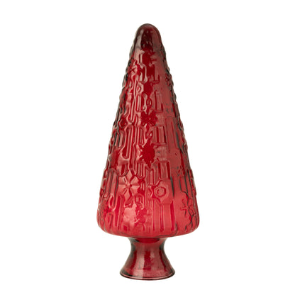 Kerstboom Ornament Rood Glas Large J-Line