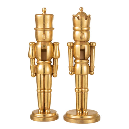 Notenkraker Goud Large 47cm J-Line Set van 2