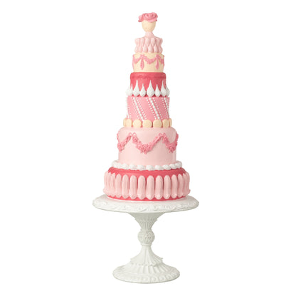 Cake Op Voet Wit/Roze H59cm J-Line