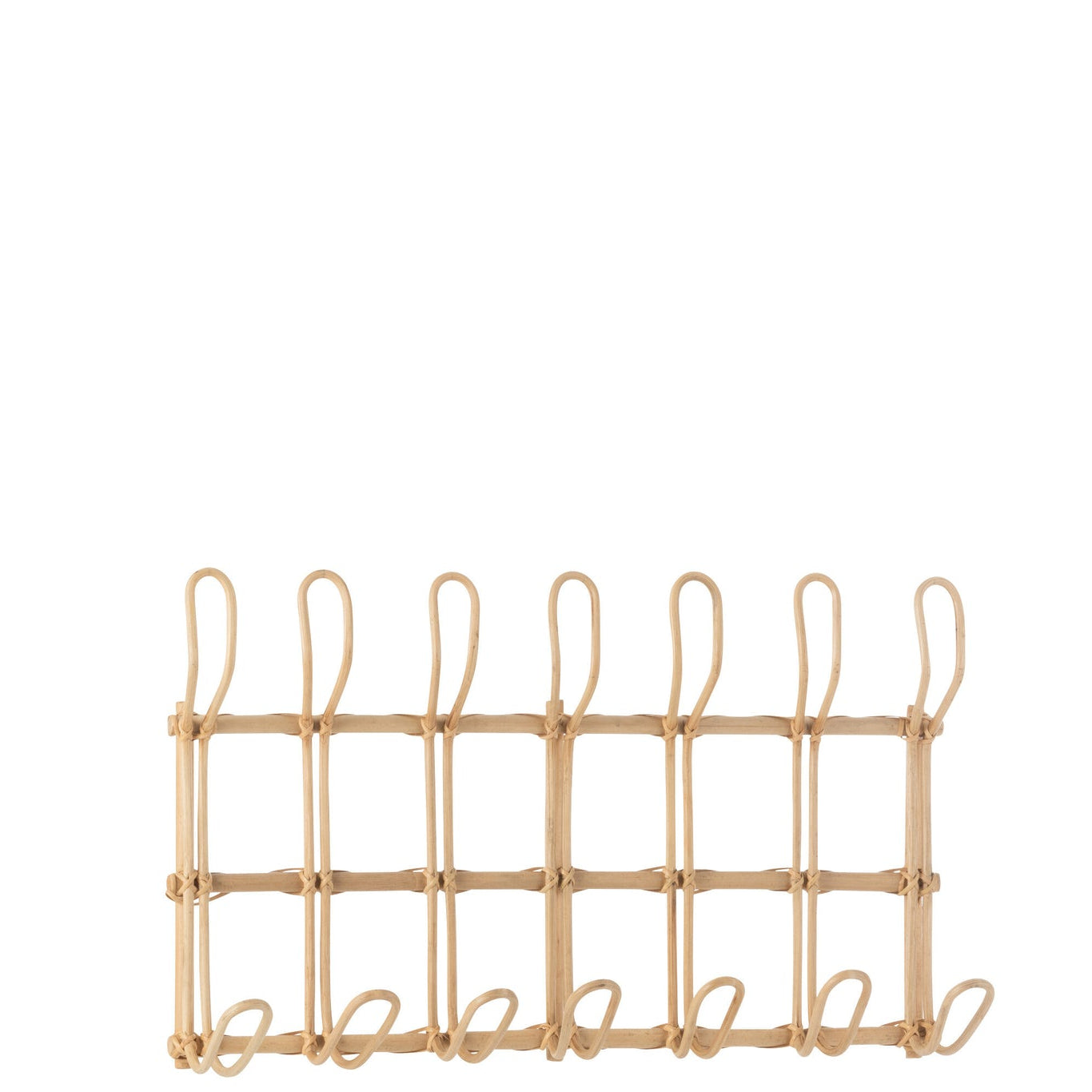 Kapstok Ellen 6 Haken Rotan Naturel J-Line