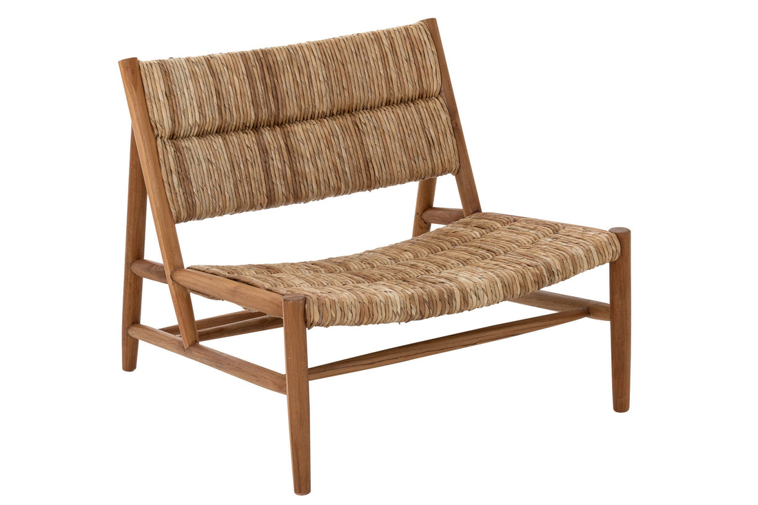 Loungestoel Teak Hout Naturel J-Line