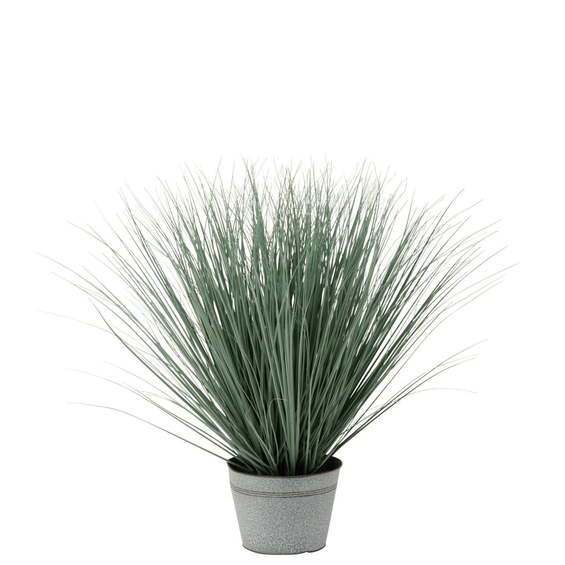 Grassen In Pot Metaal Plastiek Blauw/Groen Large J-Line