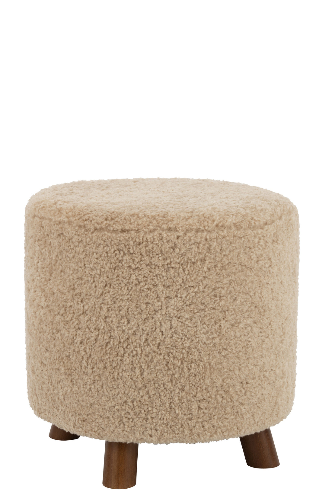 Poef Schaap Poot Polyester Beige J-Line