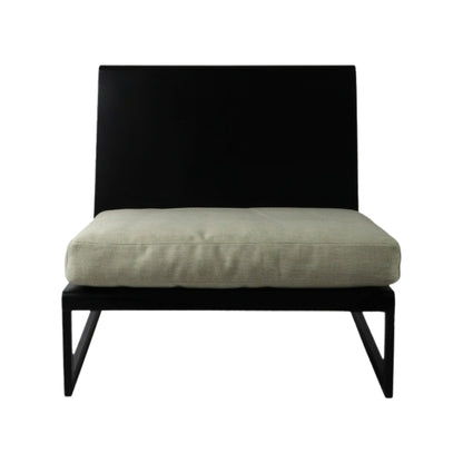 Vanta Lounge Chair Metall Schwarz Pomax