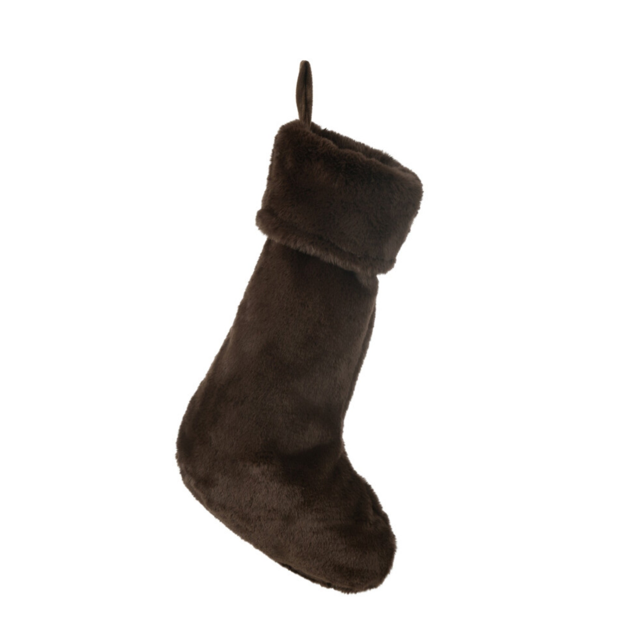 Kerstsok Hanger Donker Bruin J-Line