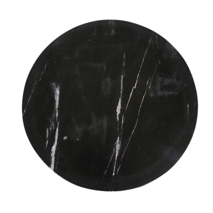 Sabah Bijzettafel Marmer Zwart – 40x40x50 cm Raw Materials