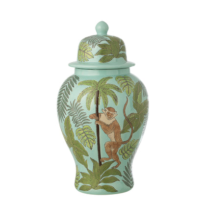 Jungle Kruik Aap Porselein Ø29,5cmxH54,5 J-Line