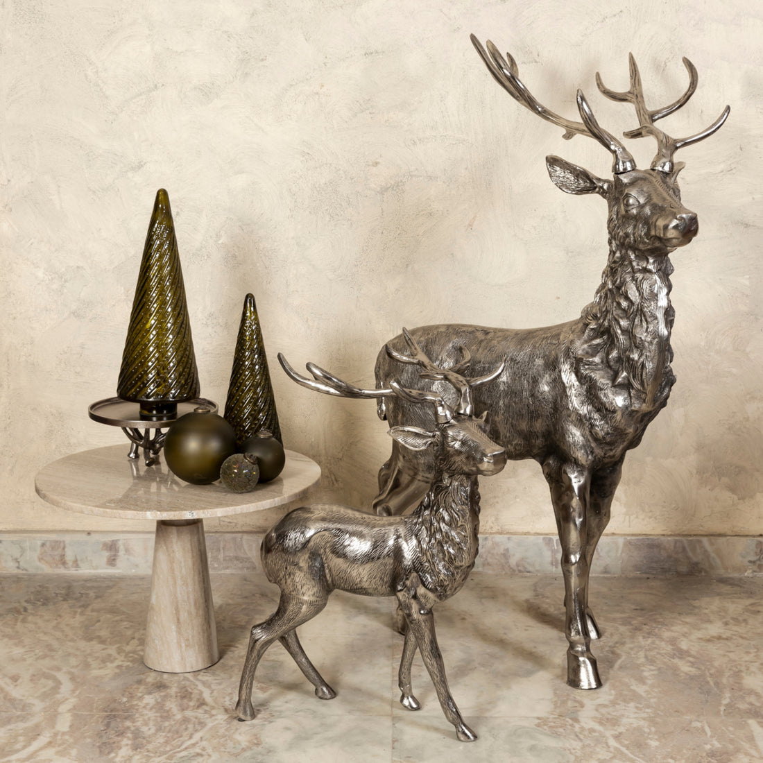 Khary Metal Aluminium Rendierbeeld Large PTMD