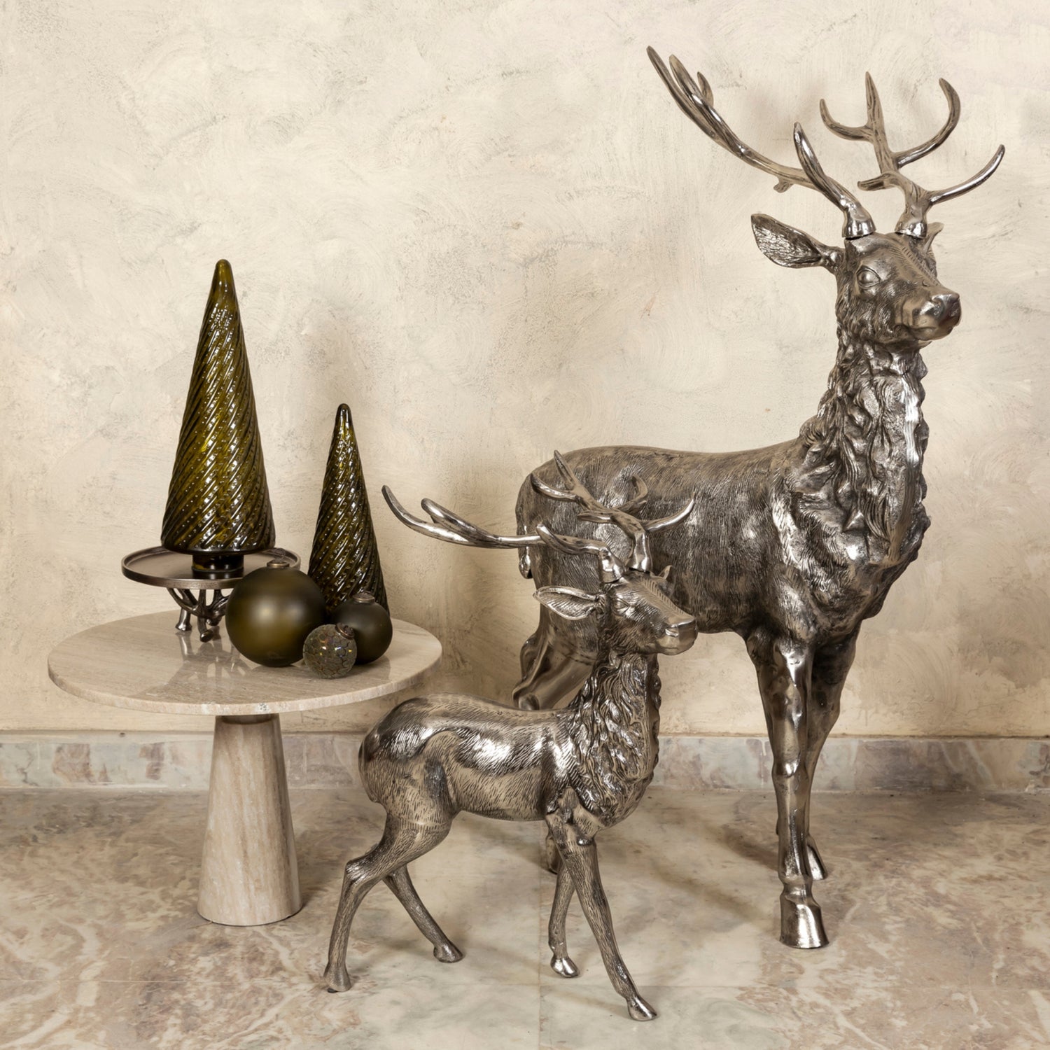 Khary Metal Aluminium Rendierbeeld Large PTMD