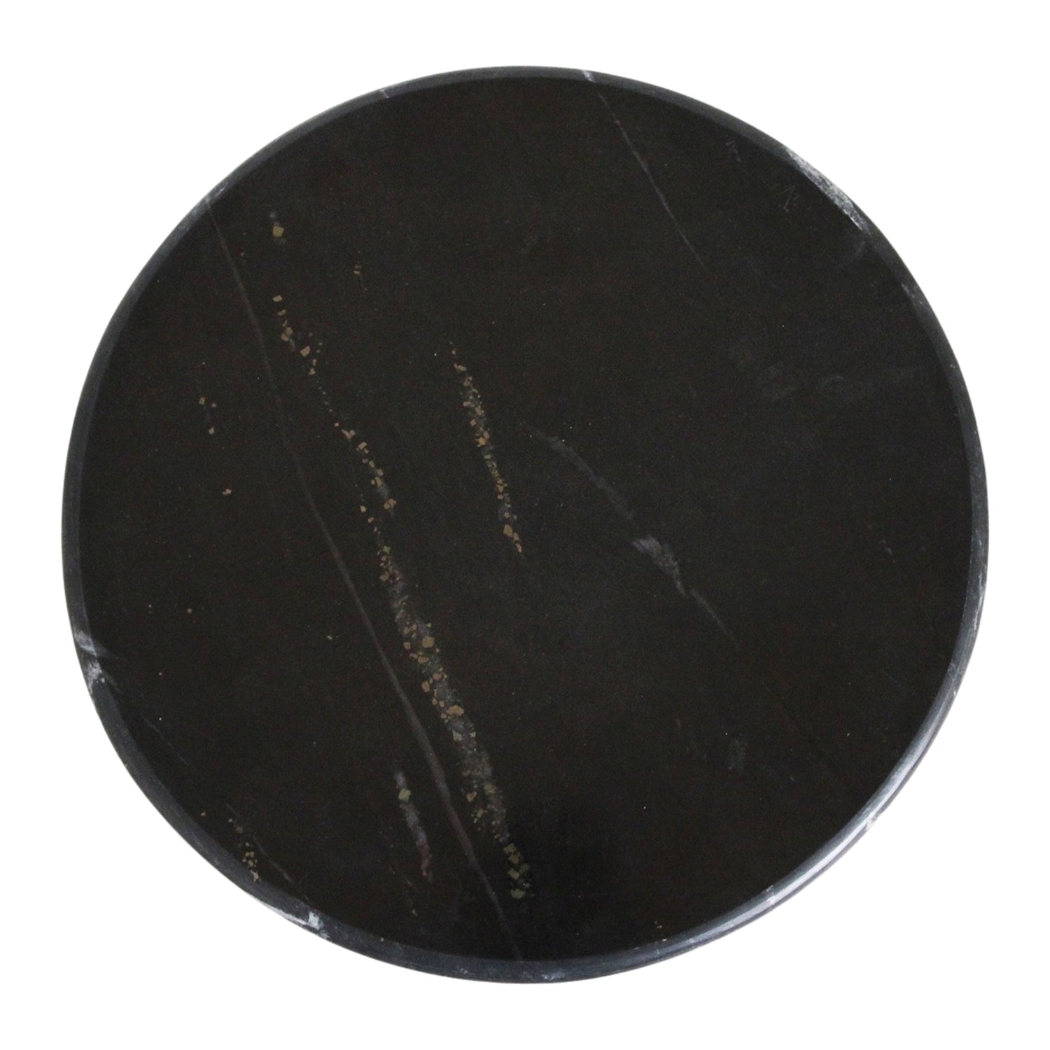 Brunei Bijzettafel Marmer Zwart Raw Materials