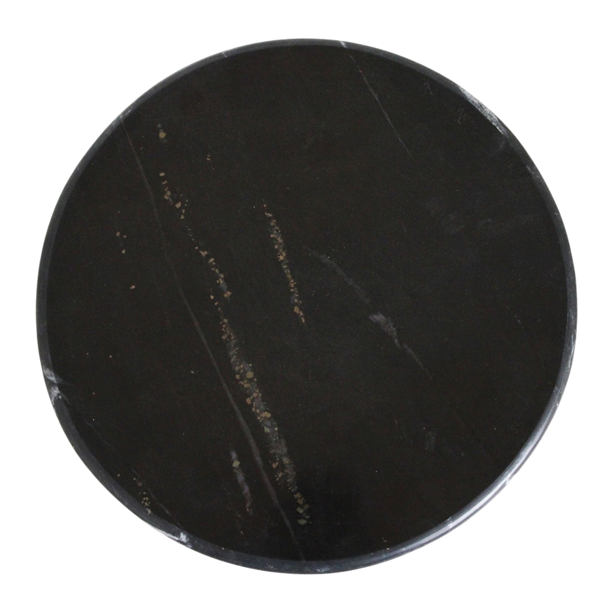 Brunei Bijzettafel Marmer Zwart Raw Materials