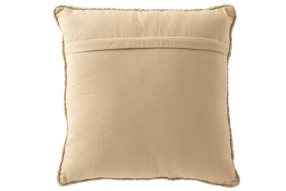 Kussen Miami Outdoor Polyester Naturel/Wit